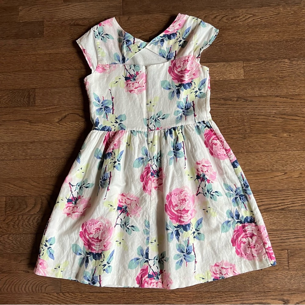 Gap twist back floral spring dress, size XXL